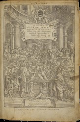 Andreas Vesalius ‘De humani corporis fabrica’ (On the fabric of the human body), 1555. Spread 1 recto